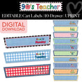 Load image into Gallery viewer, Printable Retro Editable 10-Drawer Cart Labels | 90s Teacher
