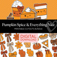 Load image into Gallery viewer, Printable Thanksgiving Cutouts Bundle | Pumpkin Spice and Everything Nice
