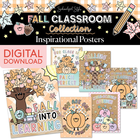 Printable Fall Pastel Inspirational Posters