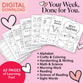 Load image into Gallery viewer, Printable Kindergarten February Week 2 Resources
