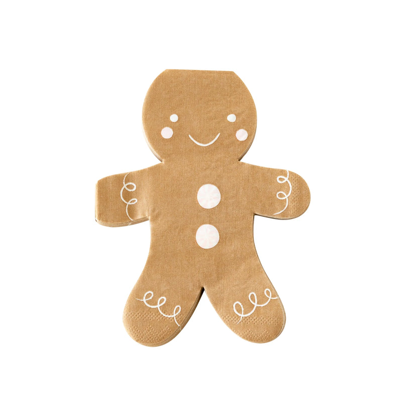 Gingerbread Man Paper Napkin | Christmas | Paper Goods | Schoolgirl Style