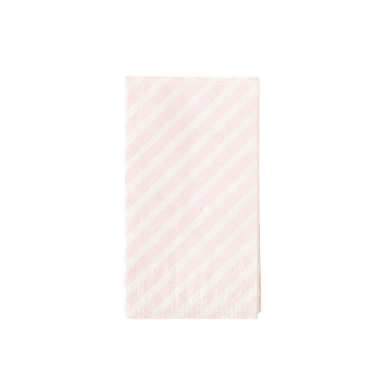 Gingerbread Pink Stripe Paper Napkin | Christmas | Paper Goods | Schoolgirl Style