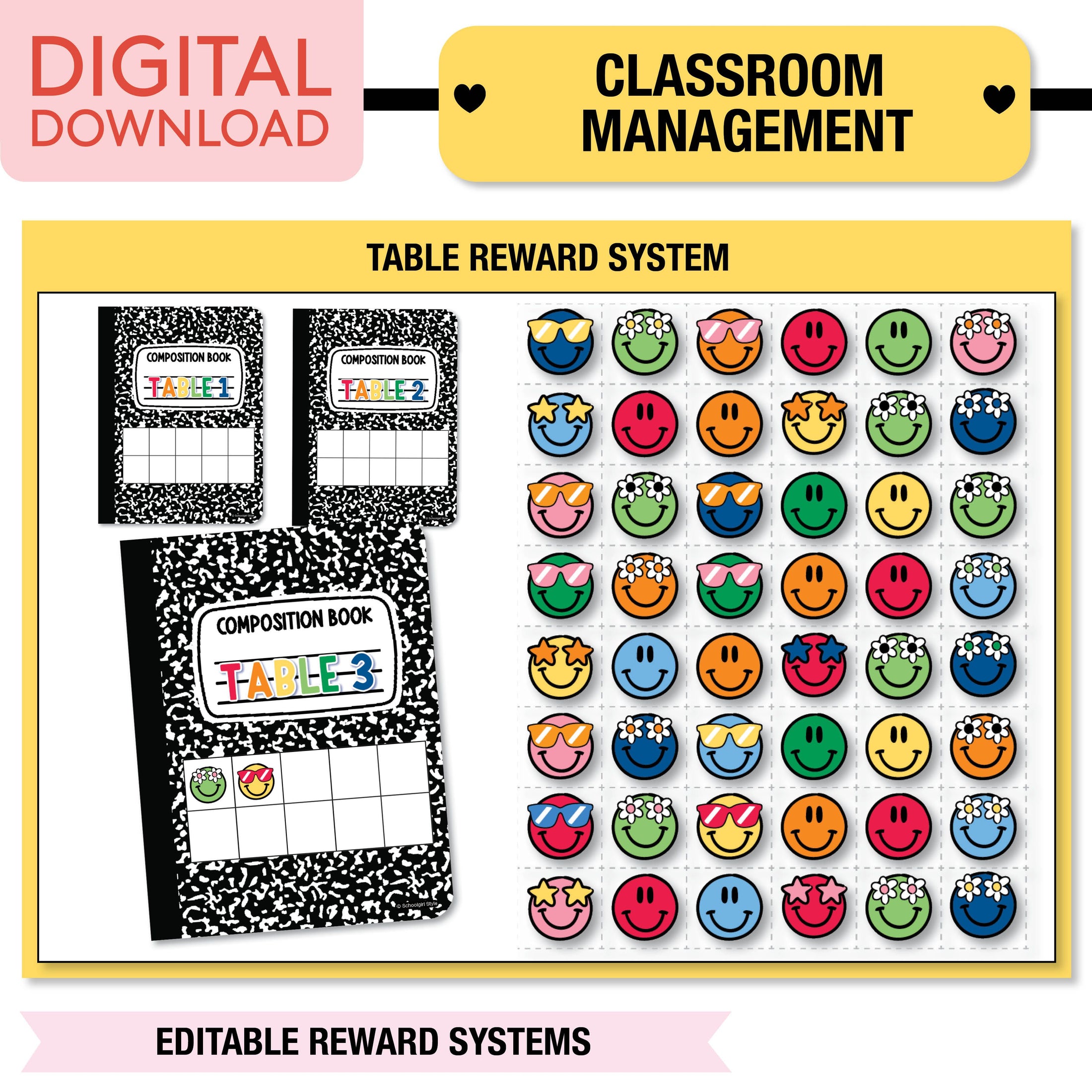 Printable Ultimate Classroom Management and Organization Bundle | 90s Teacher