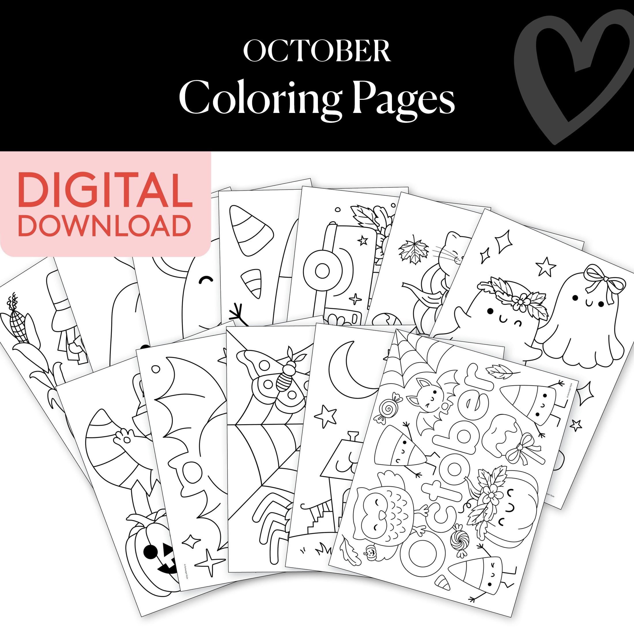 Free October Coloring Pages