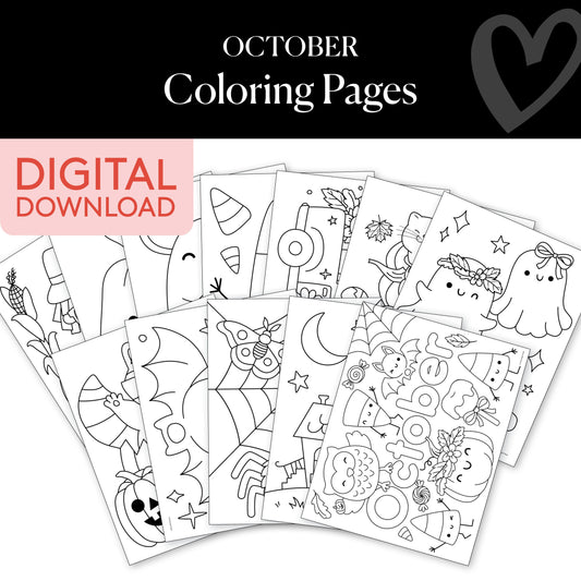 Free October Coloring Pages