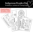 Load image into Gallery viewer, Printable Indigenous Peoples Day Worksheets, Activities and Coloring Pages
