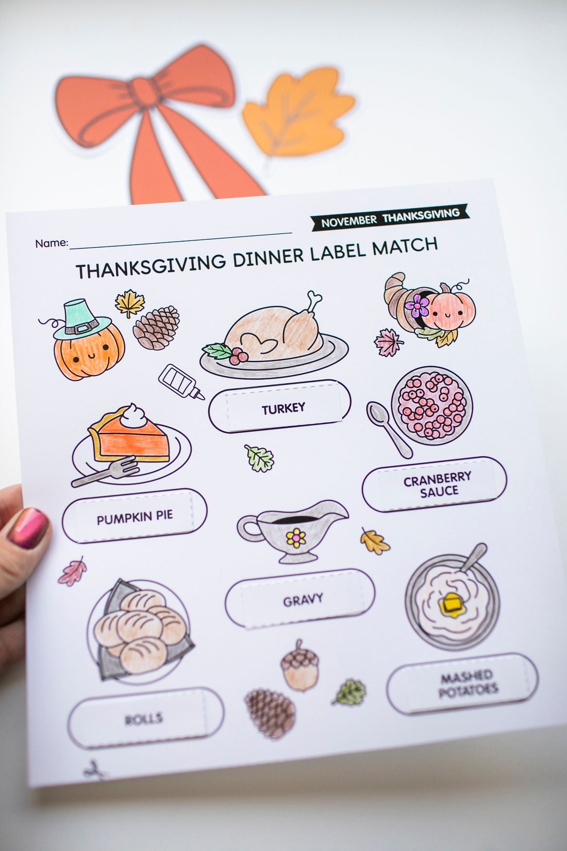 Printable November Thanksgiving Coloring Pages, Activities, and Crafts