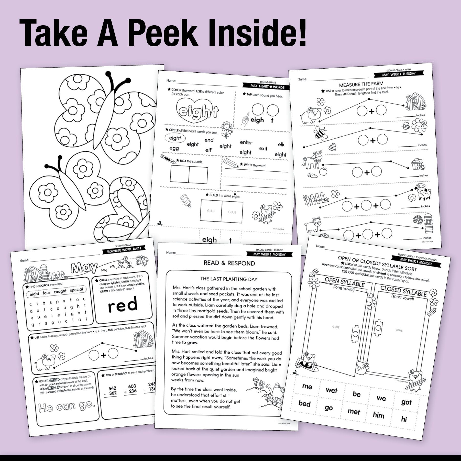 Ultimate Second Grade May Thematic Unit Bundle