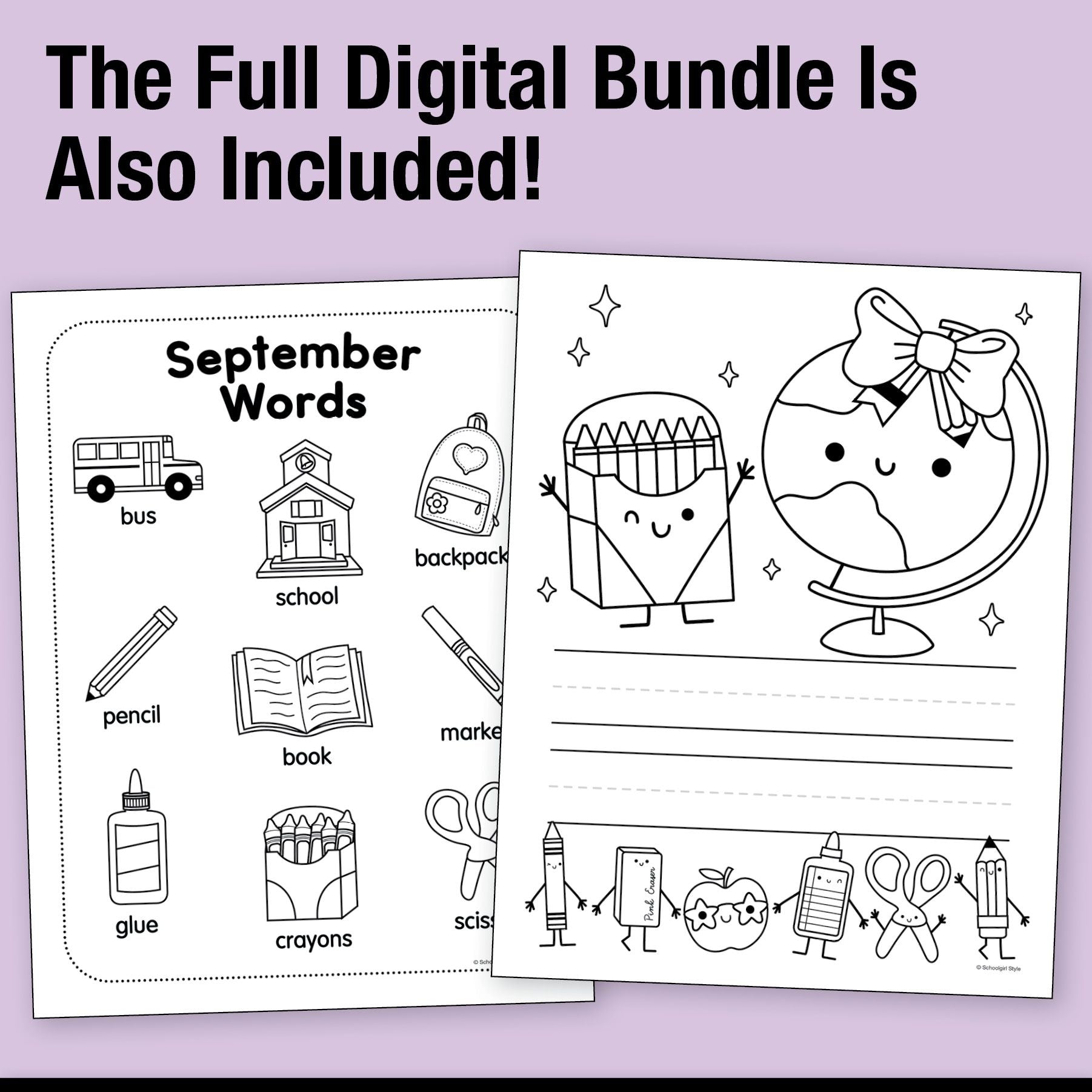 Big Book of September Second Grade Thematic Unit Bundle