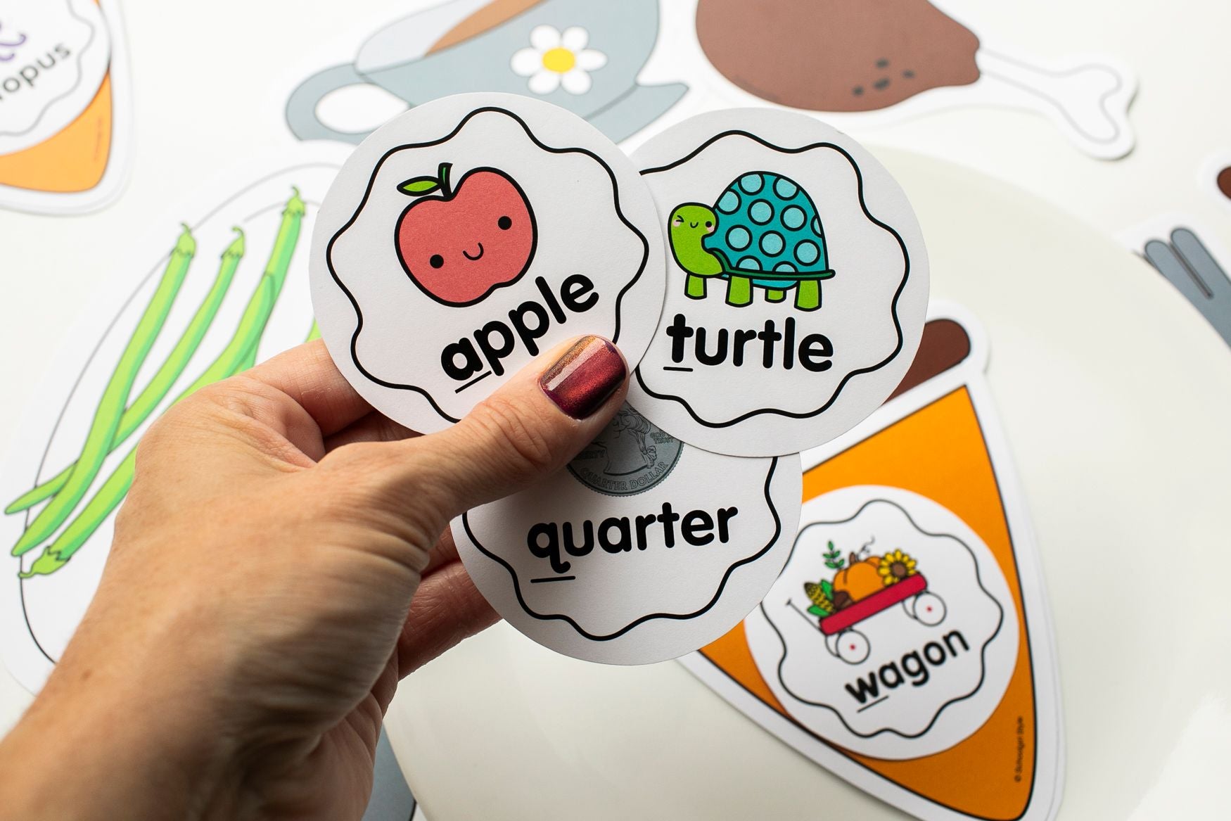 Printable Preschool November Alphabet Match