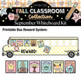 Load image into Gallery viewer, Printable Pastel Fall September Whiteboard Kit
