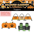 Load image into Gallery viewer, Printable Halloween Toppers Cutouts | 90s Teacher
