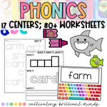 R-Controlled AR Phonics Centers & Worksheets | Phonics Activities | First Grade