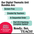 Load image into Gallery viewer, Printable First Grade April Thematic Unit Bundle
