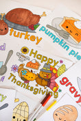 Load image into Gallery viewer, Printable November Thanksgiving Coloring Pages, Activities, and Crafts
