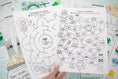 Load image into Gallery viewer, Printable March Mazes and Word Searches
