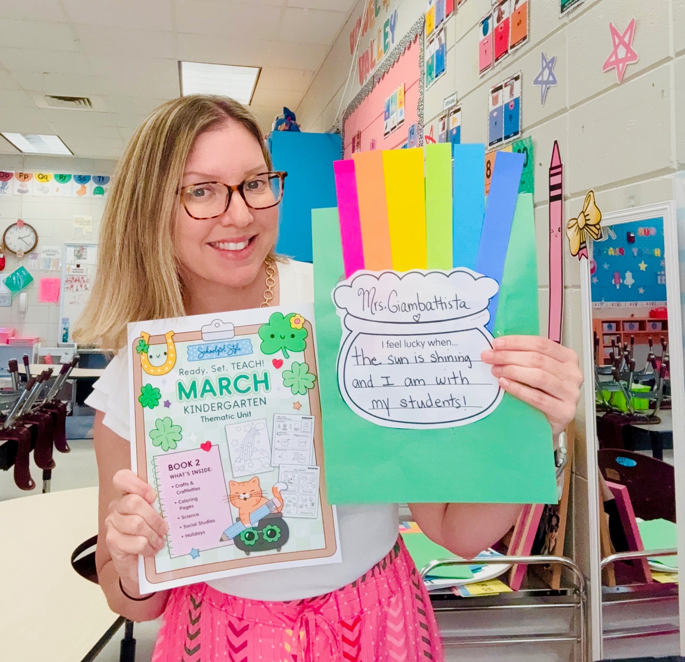 march writing activity for kids 