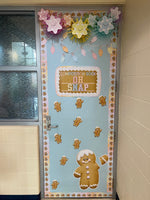 gingerbread classroom door decor