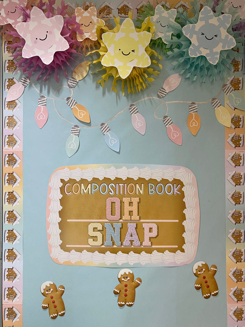 Oh Snap Gingerbread | Pastel Gingerbread | Christmas | Decor To Your Door | Schoolgirl Style