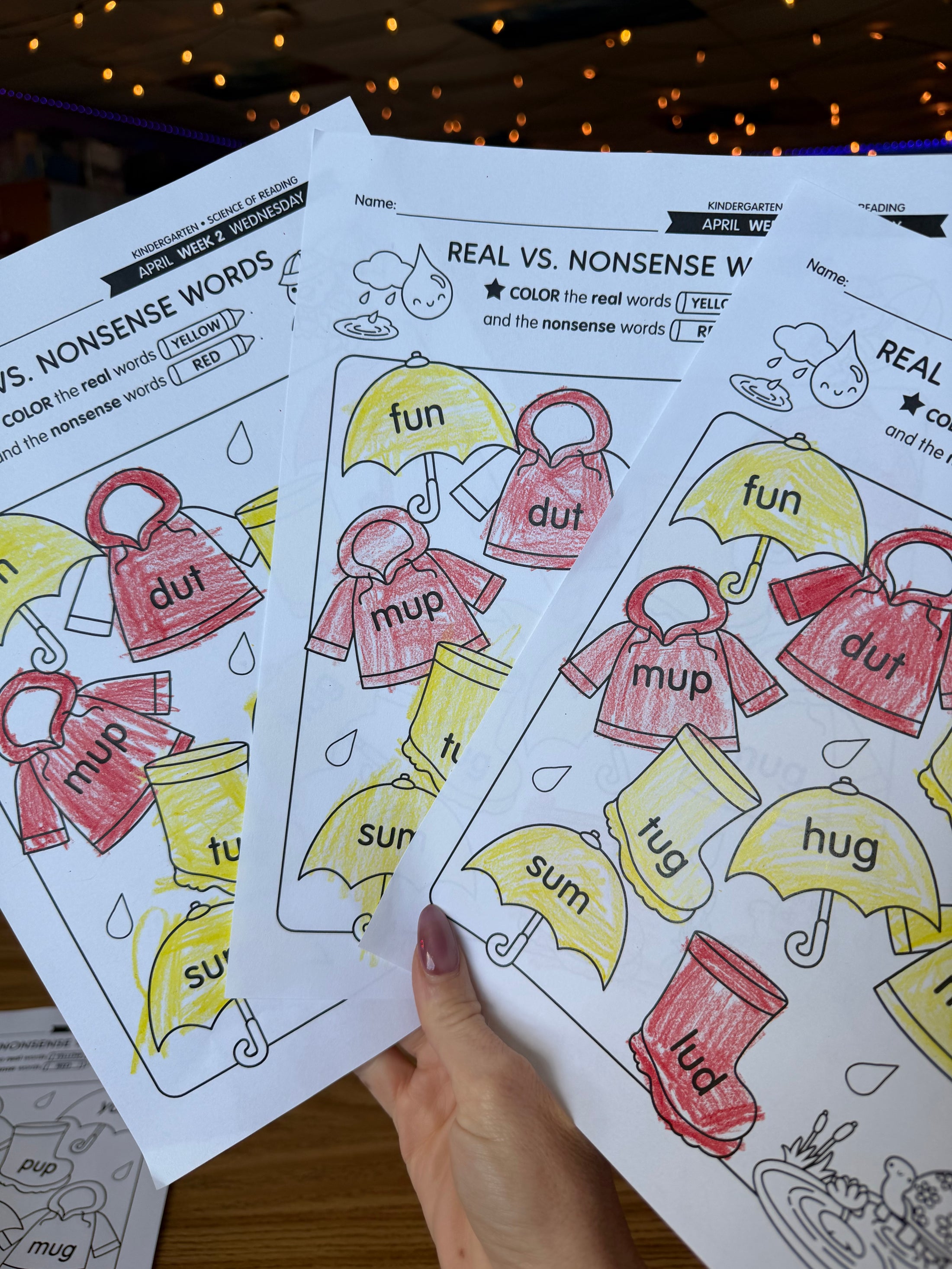 Printable Kindergarten April Daily Science of Reading