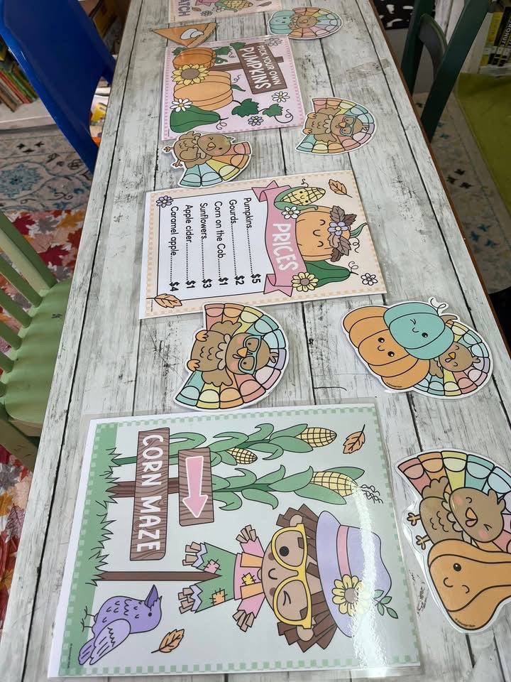 Printable October Dramatic Play Pumpkin Patch