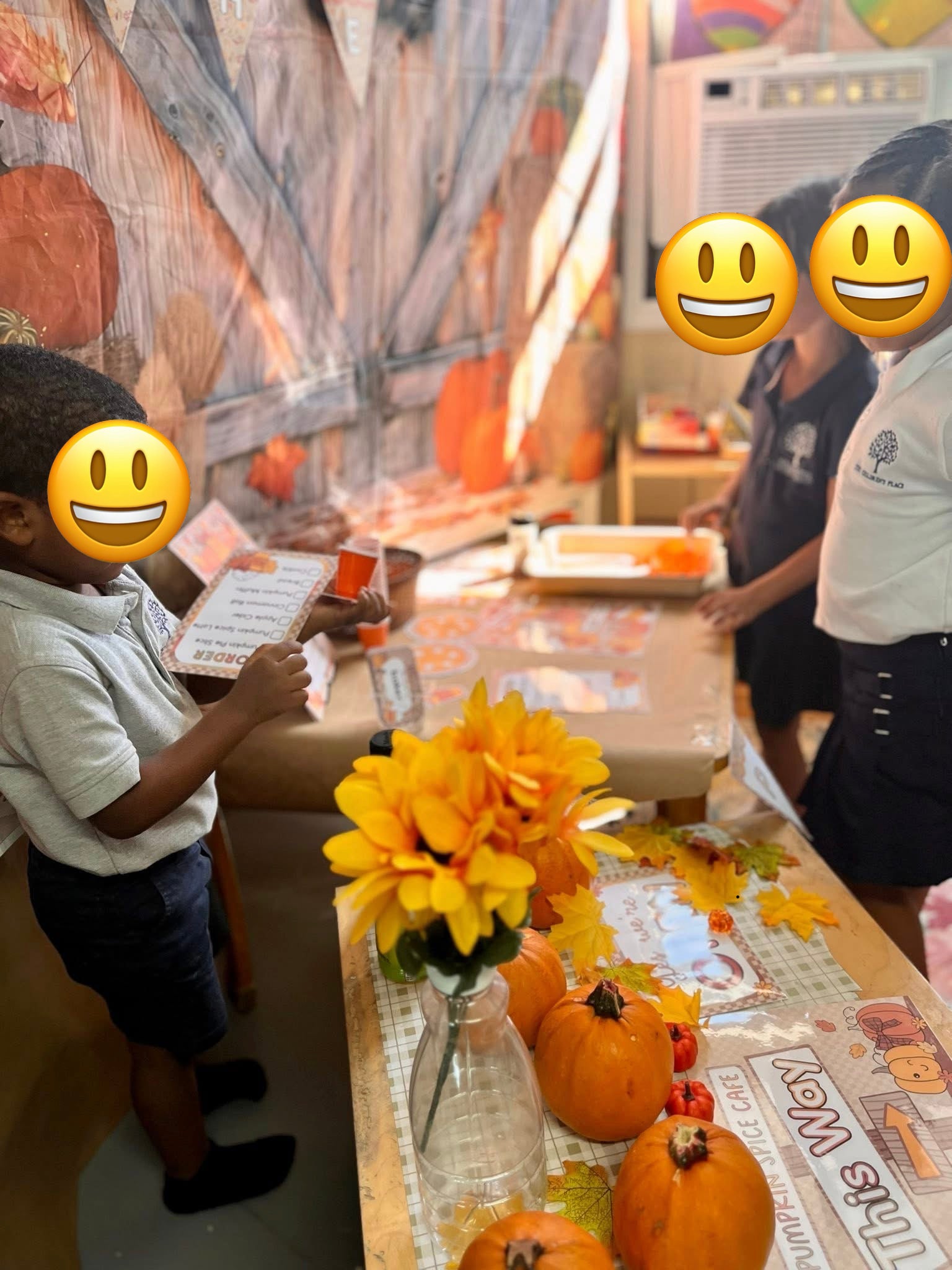 Printable November Dramatic Play Pumpkin Spice Cafe