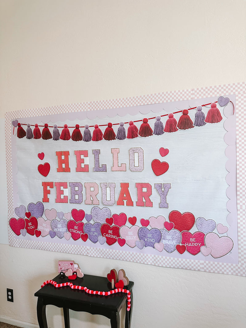 Valentine's Day Bulletin Board Set | Classroom Decor | Door Decor | Sweetheart Collection | UPRINT | Schoolgirl Style