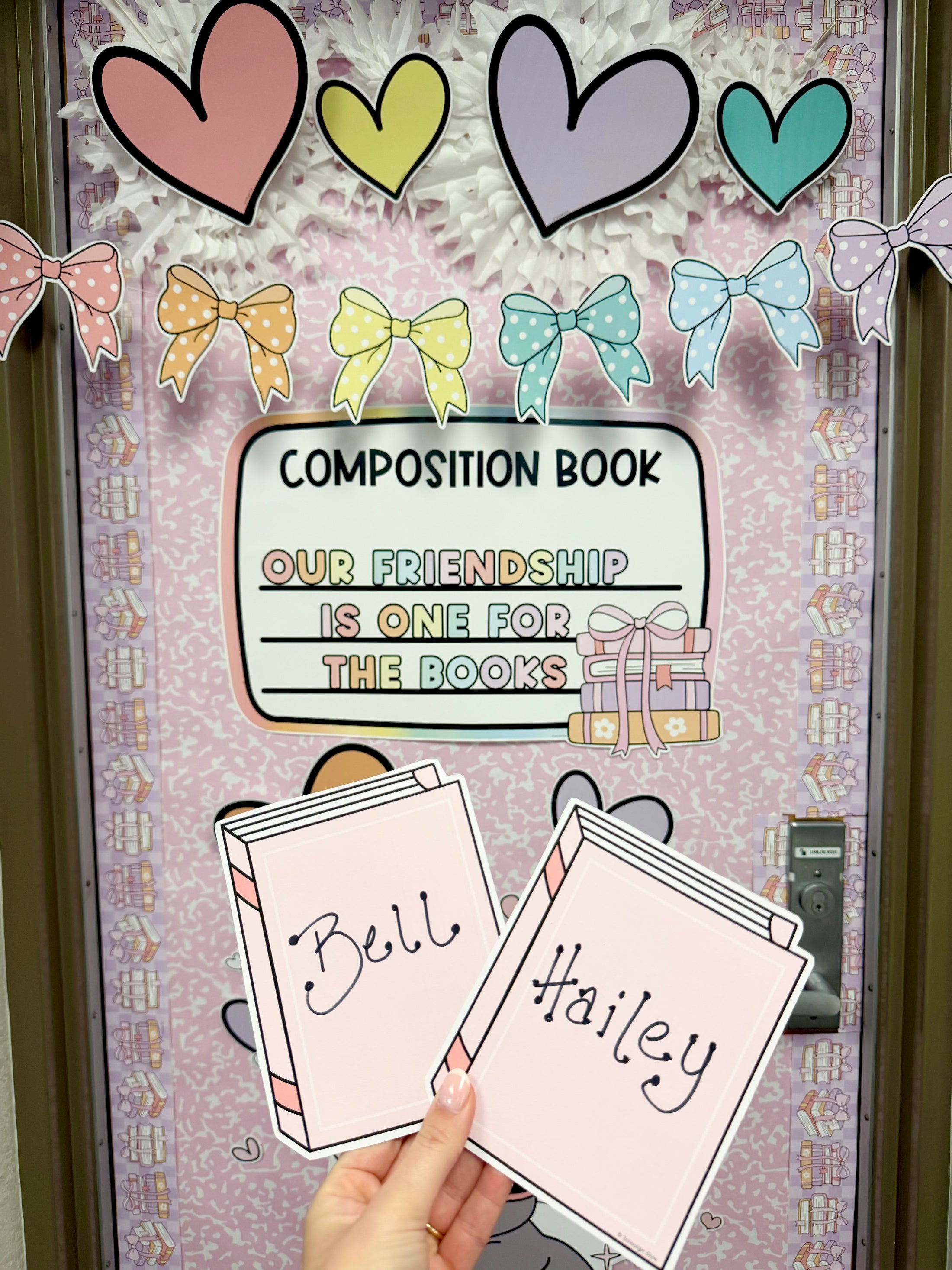 Valentine's Day Classroom Door Decor