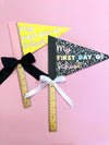 Back to School Pennant | Printable Classroom Decor | Schoolgirl Style