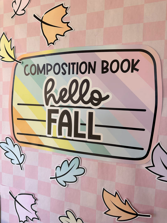 Fall Pastels | Full Printable Classroom Decor Bundle