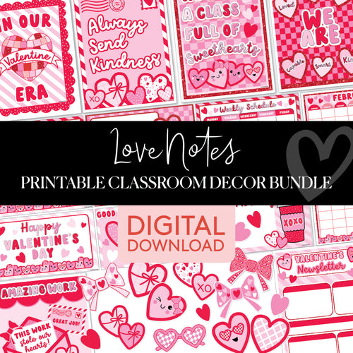 valentines printable classroom decor