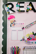 Load image into Gallery viewer, Enchanted Garden Dark Green Bulletin Board Border
