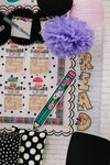 Shiplap  Letters | Floral Classroom Decor| Midnight Meadow | UPRINT  | Schoolgirl Style