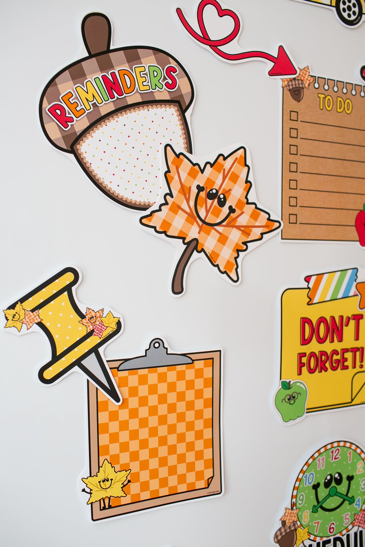 Printable Fall September Whiteboard Kit | 90s Teacher