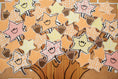 Load image into Gallery viewer, pastel leaves and acorns
