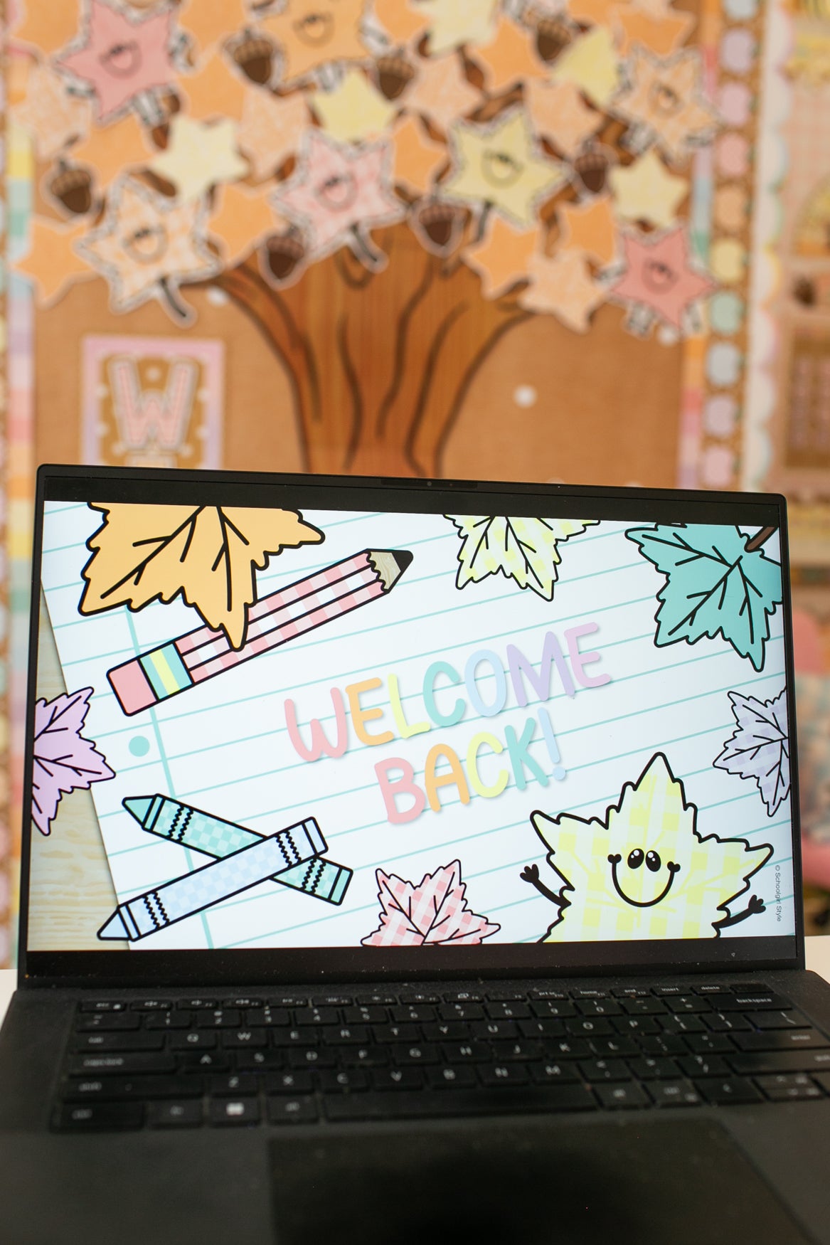 pastel fall google slides