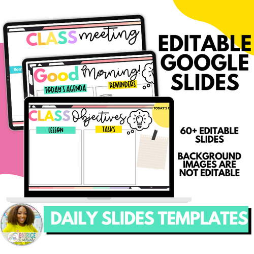 Bright Daily Google Slide Templates