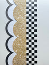 gold glitter classroom border