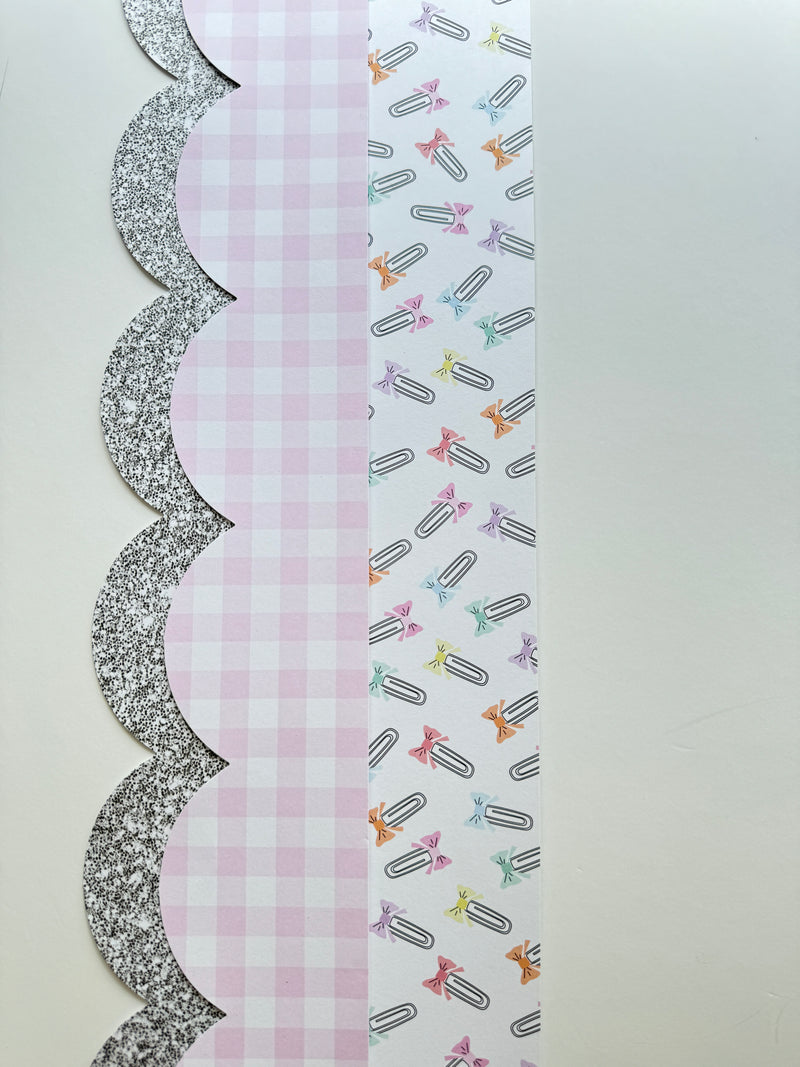 Tie It Up in a Bow Classroom border