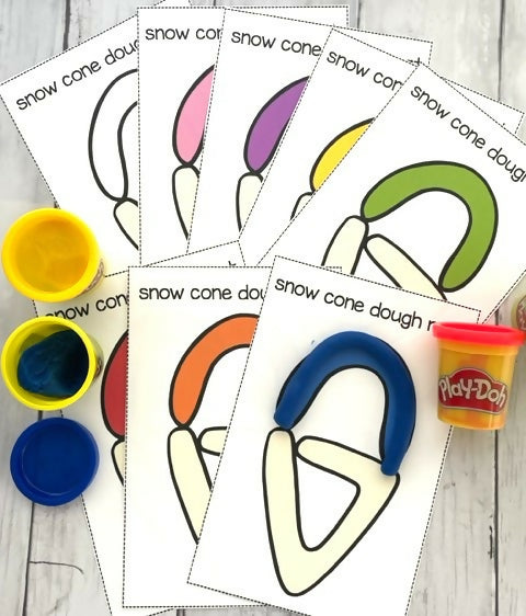 Ice Cream Fine Motor Activities for Pre-K and Preschool