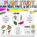Plant Activities | Plant Needs | Plant Parts | Plant Life Cycle | Science Unit
