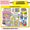 Load image into Gallery viewer, Printable Ultimate Rainbow Classroom Management and Organization Bundle
