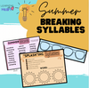 "Splash"ing Syllables! Breaking Syllable Practice (Summer Version)