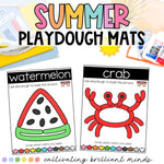 Summer Playdough Mats | Fine Motor Skills | Playdough Activities | Centers