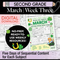 Load image into Gallery viewer, Printable Second Grade March Week 3 Resources
