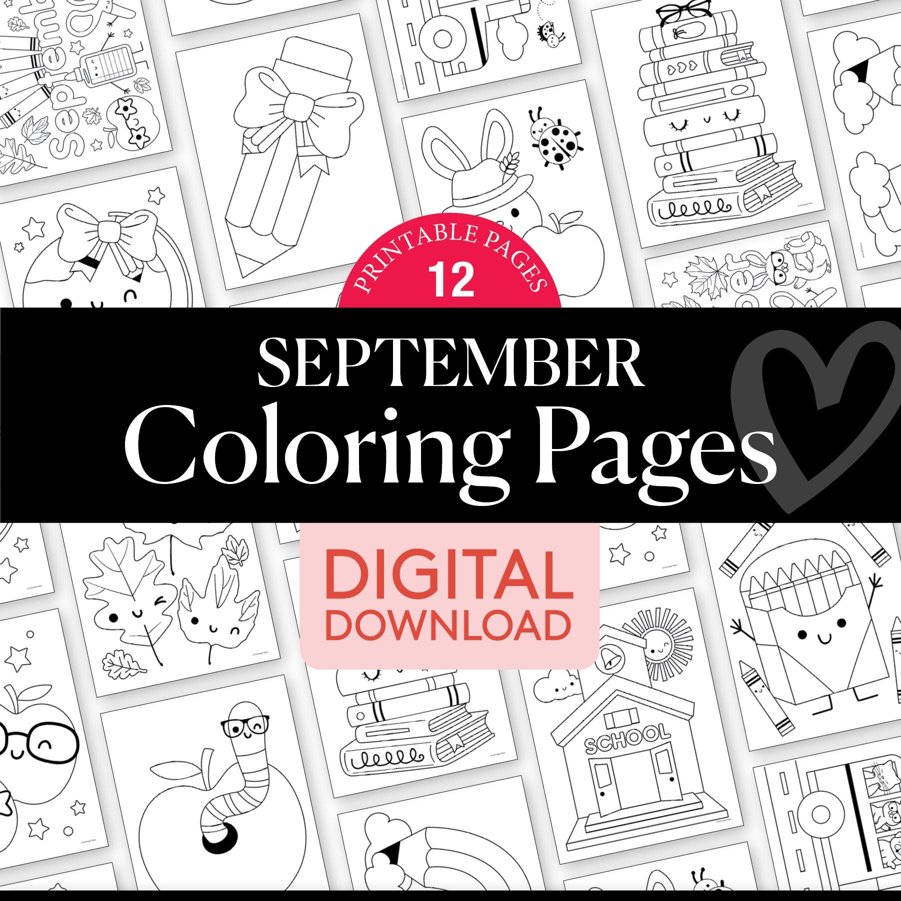 Free September Coloring Pages