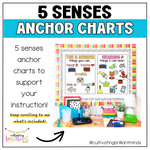 5 Senses Anchor Charts | Kindergarten Anchor Charts, First Grade | Science