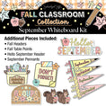 Load image into Gallery viewer, Printable Pastel Fall September Whiteboard Kit

