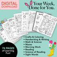 Load image into Gallery viewer, Printable First Grade April Week 1 Resources
