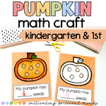 Pumpkin Math Craft | | Kindergarten, First Grade | October | Halloween